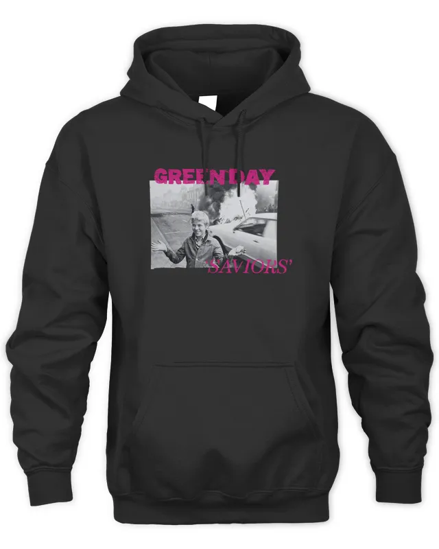 Green Day Merch Saviors Hoodie