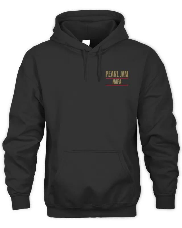 Pearl Jam Official Merch Napa Valley, Ca World Tour May 25, Hoodie