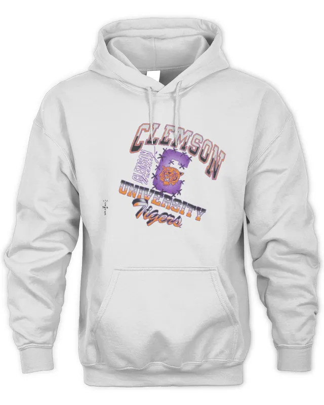 Travis Scott CJ x Clemson University White Hoodie