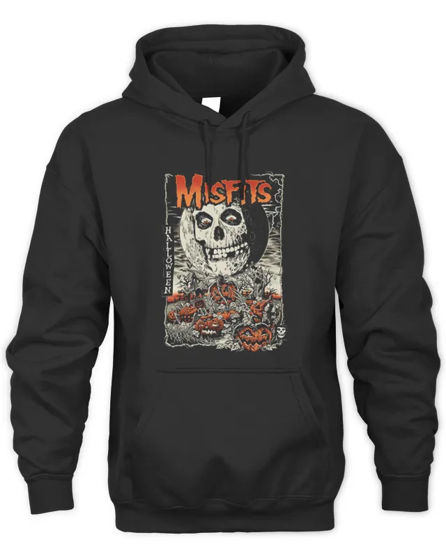 Misfits Halloween By Mike Sutfin Black Hoodie