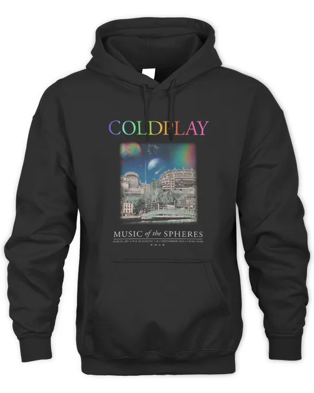 Coldplay Dublin August - September Music Of The Spheres Tour Aug 29&30 Sept 1&2 Hoodie