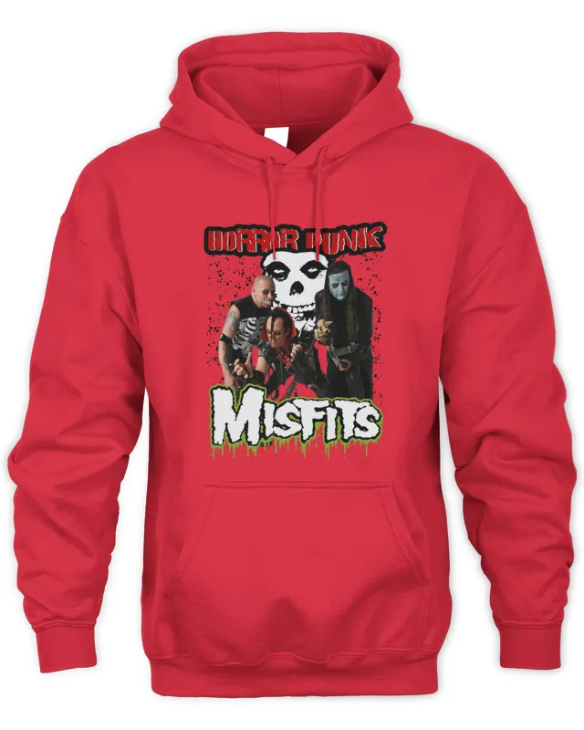 Misfits Horror Punk Red Version s Hoodie