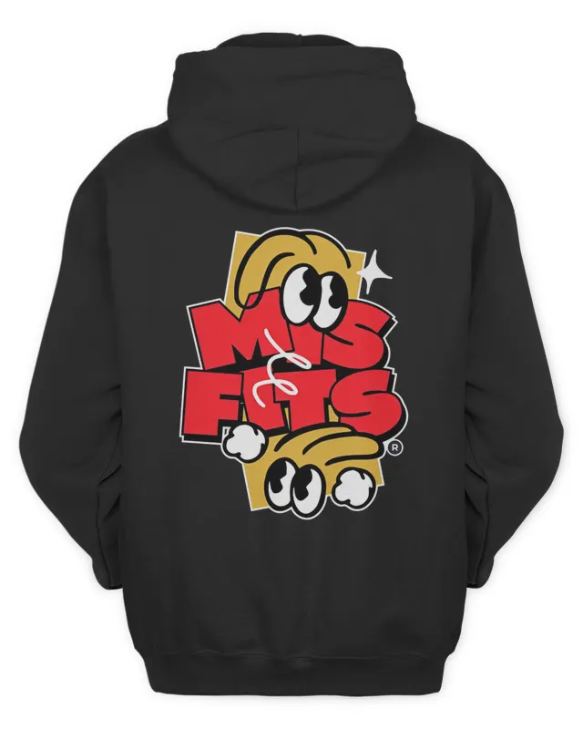 Misfits Gaming Merch Store Split Black Hoodie