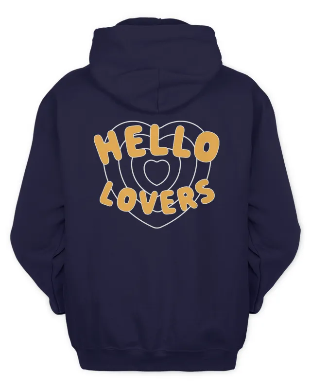 Niall Horan Merch Hello Lovers Logo Navy Hoodie Hoodie