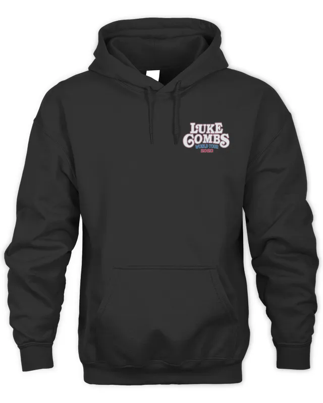Luke Combs Merch Shop Skully World Tour Hoodie