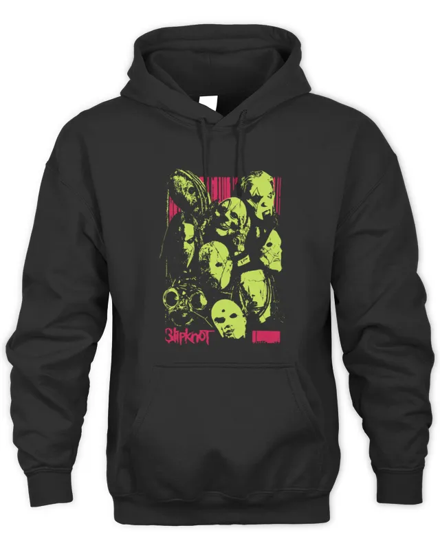 Slipknot 25th Anniversary Here Comes The Pain Tour Black Hoodie