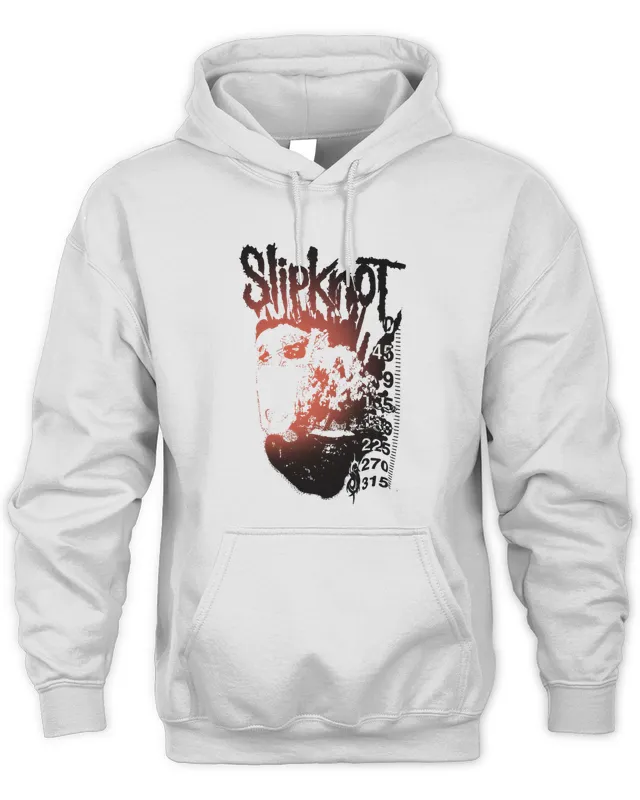New Grind Store Slipknot Merch Slipknot The End Me’s White Hoodie
