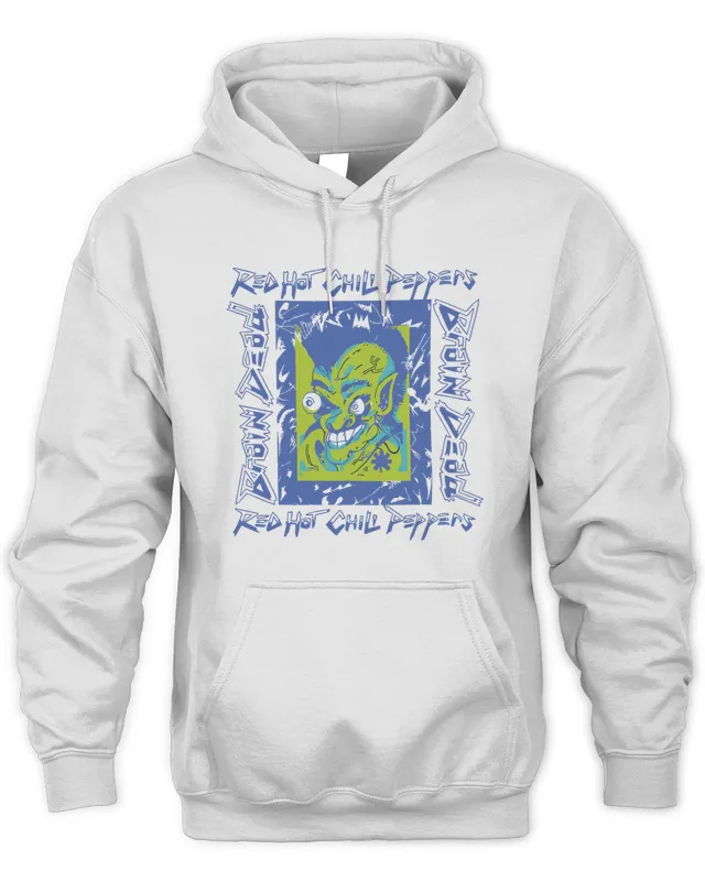 Brain Dead x Red Hot Chili Peppers Mutant 1.2 White Hoodie