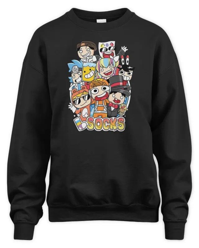 New Socksfor1 Merch Socks Crew Sweatshirt