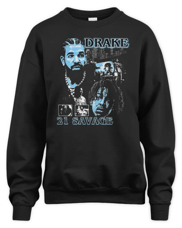 Drake And 21 Savage Merch It's All A Blur Tour Sweatshirt