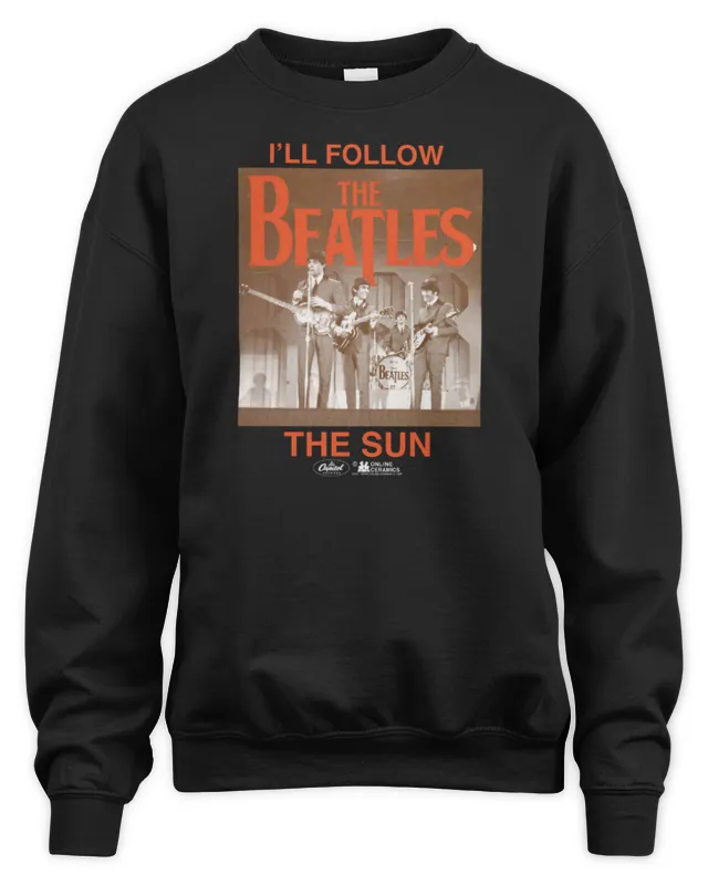 Official The Beatles Merch I'll Follow The Sun Sweatshirt
