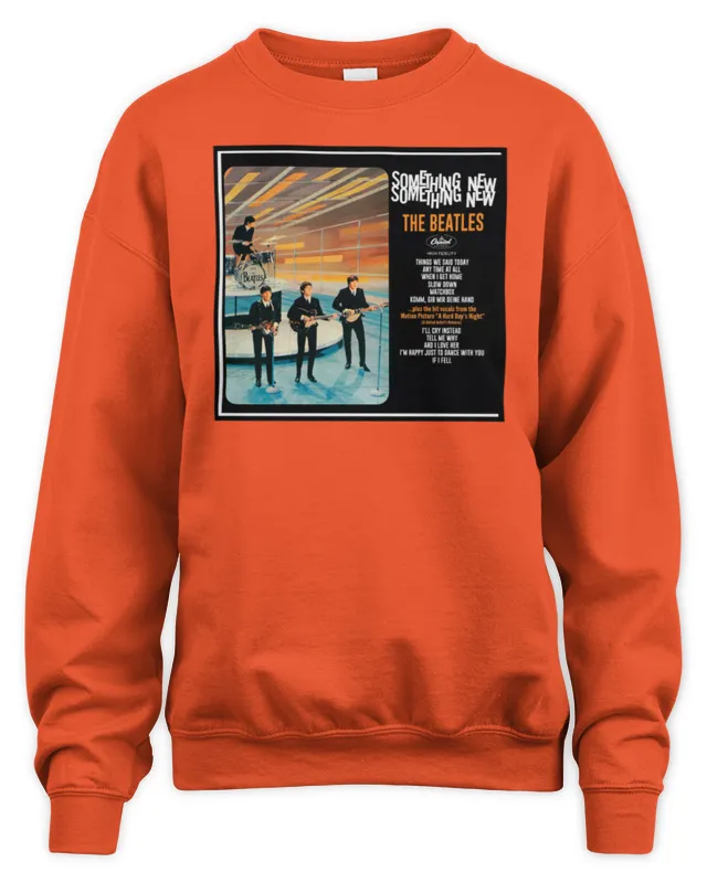 The Beatles Merch Store Something New Album Cover Sweatshirt