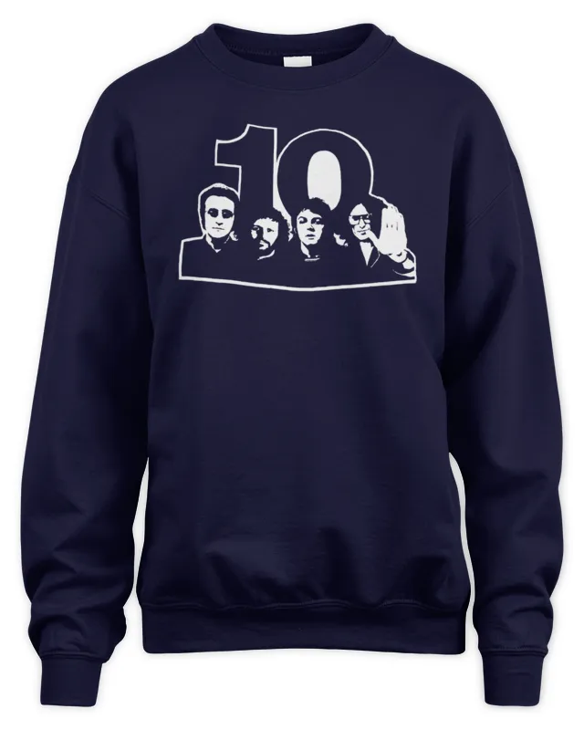 Wyco Vintage Merch 1974 The Beatles 10Th Anniversary Sweatshirt