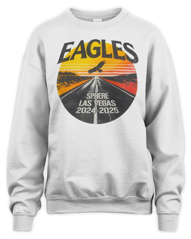 Official Eagles Band Merch Sphere Sunset 24-25 Sweatshirt