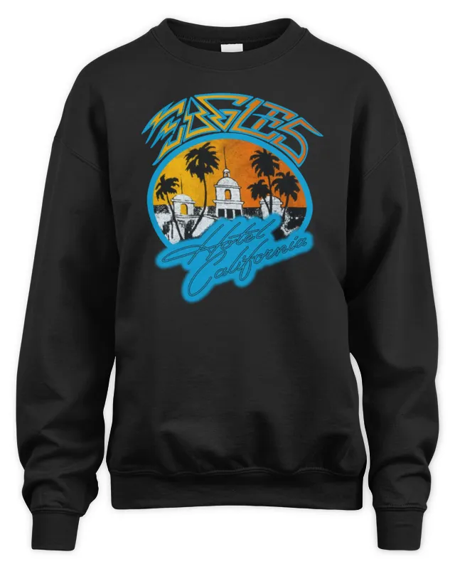 Eagles Band Merch Hotel California Sweatshirt