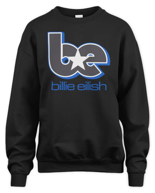 New Billie Eilish Official Store Be Contrast Sweatshirt