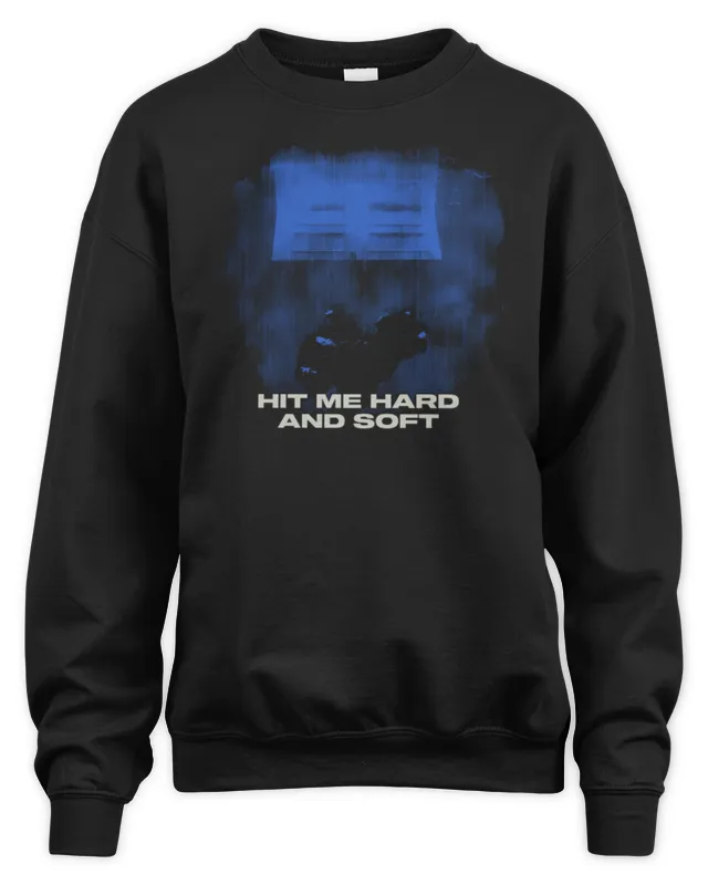 New Billie Eilish Hit Me Hard And Soft Merch Contrast Stitch Cover Sweatshirt