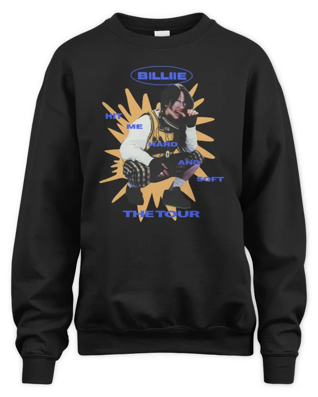 New Billie Eilish Merch Shop Hit Me Hard And Soft World Tour 2025 Sweatshirt
