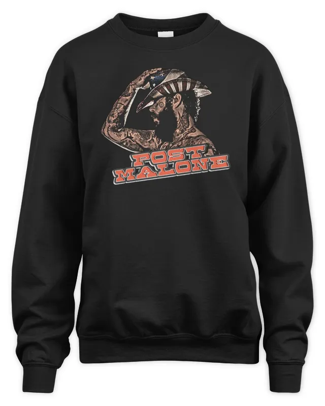 New Post Malone Shop Merch F-1 Trillion Graphic Sweatshirt