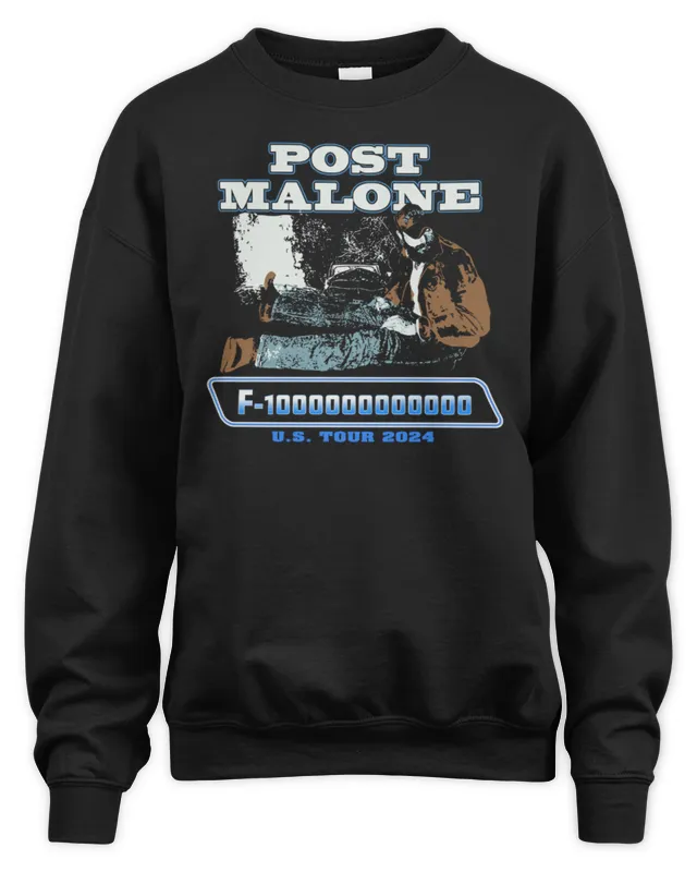 Shop Post Malone Merch F1 Trillion Us Tour Sweatshirt