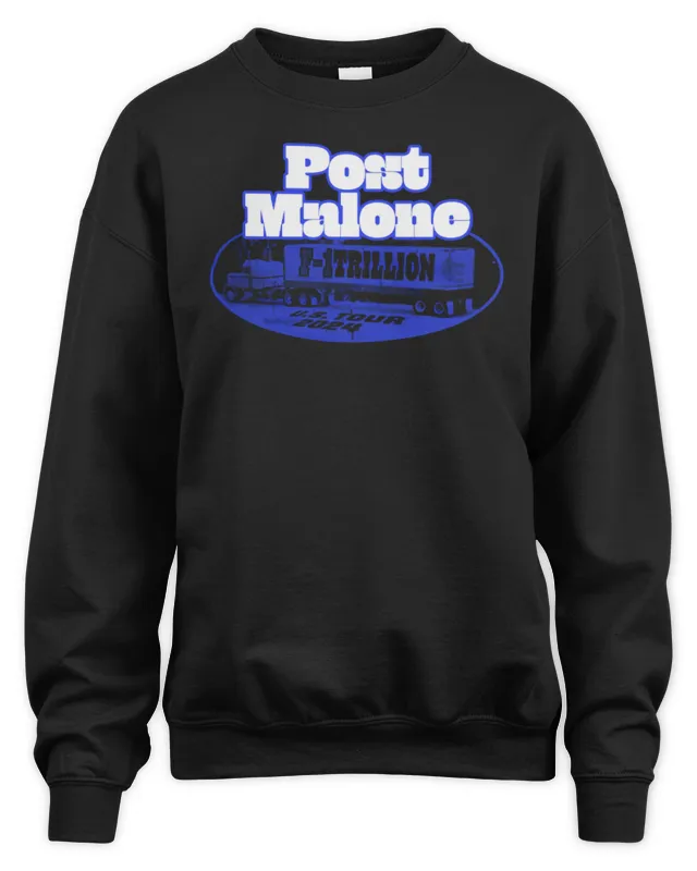 New Shop Post Malone Merch F1 Trillion Tour Sweatshirt