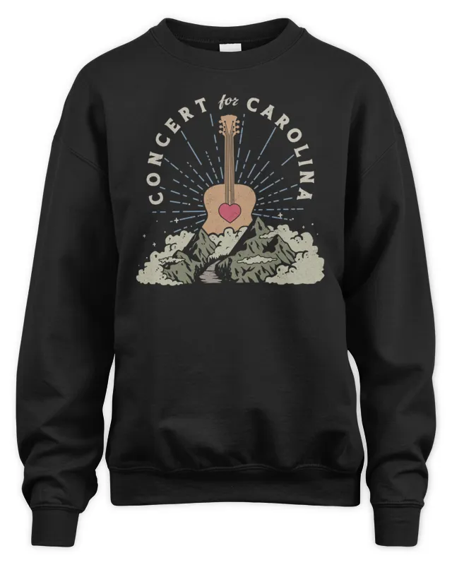 New Official Concertforcarolina Merch Billy Strings And James Taylor Concert Sweatshirt