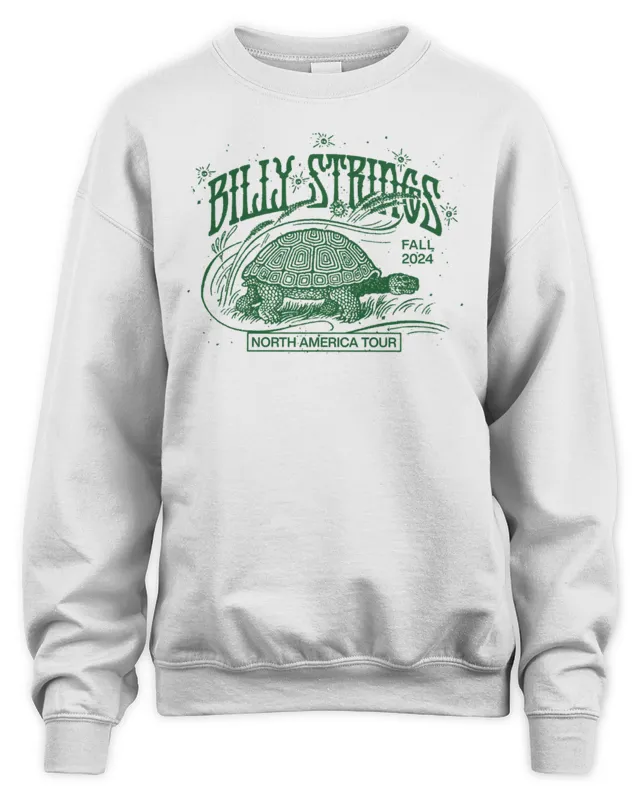 Billy Strings Merch Store Fall Tour Turtle Sweatshirt