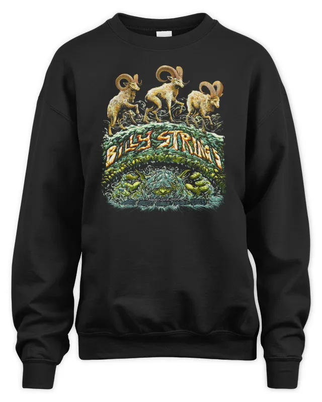 New Billy Strings Store Merch Winter Tour 2025 Poster Sweatshirt