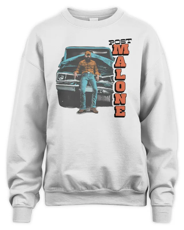 New Post Malone F-1 Trillion Truck Post Malone Shop Sweatshirt