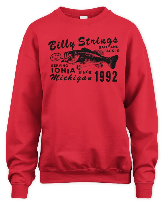 New Billy Summer Tour Bait & Tackle Billy Strings Merchandise Sweatshirt