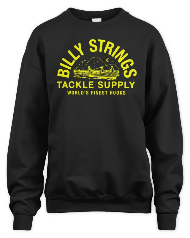 New Billy Strings Tackle Supply Billy Strings Merchandise Sweatshirt