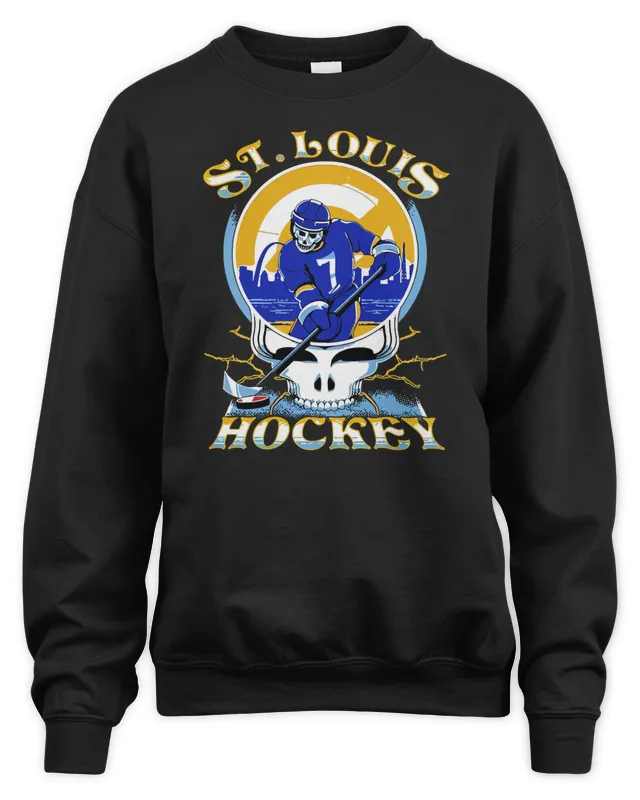 New St. Louis Blues Keith Tkachuk Grateful Dead 2.0 Blues Buzz Store Sweatshirt