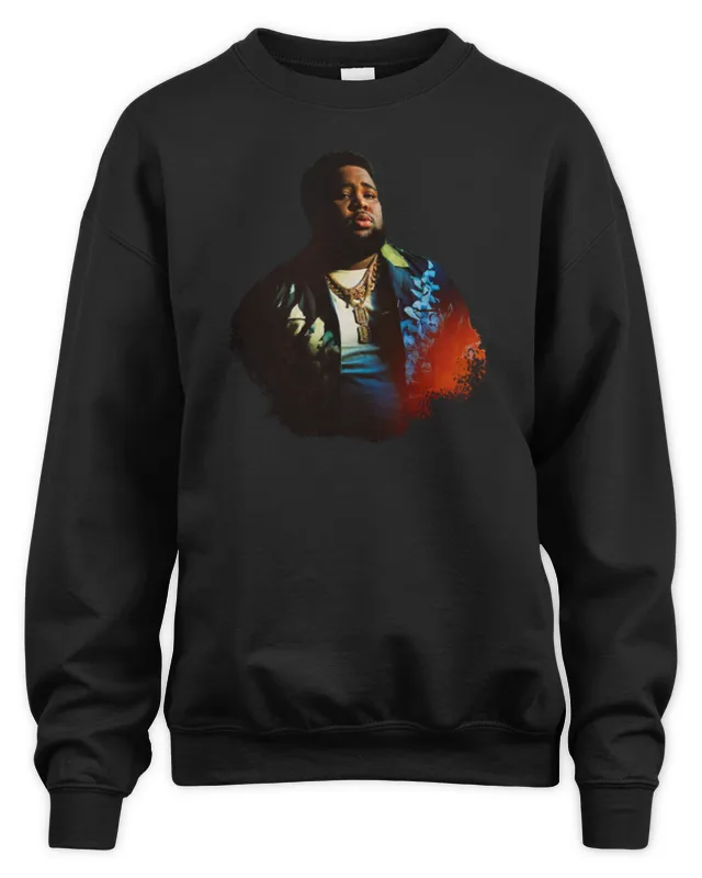 New RodWave Merch Last Lap Concert Tour Face Sweatshirt