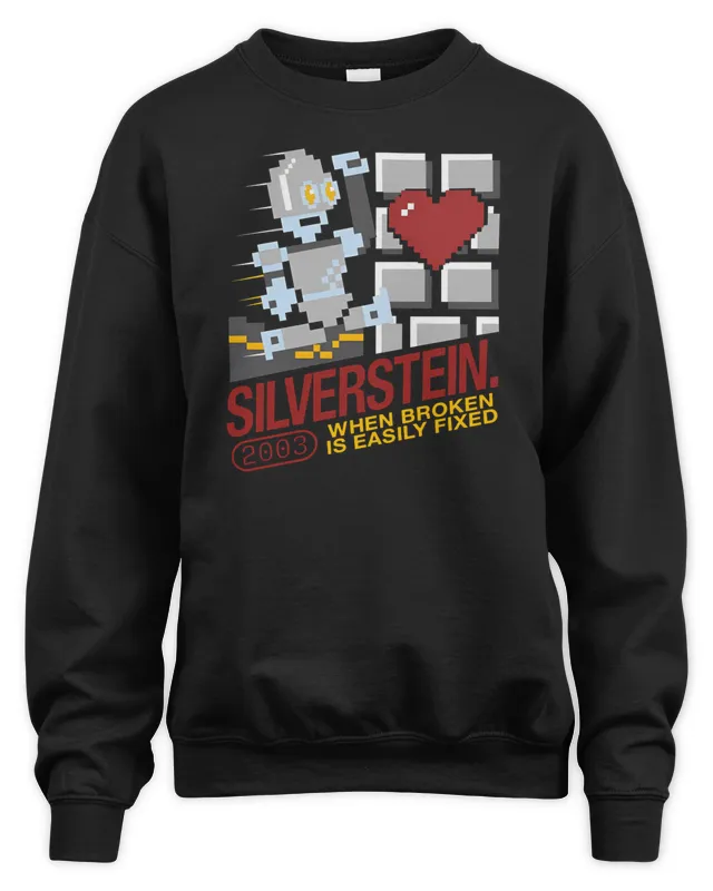 Silverstein Merch Silverstein Video Game Sweatshirt