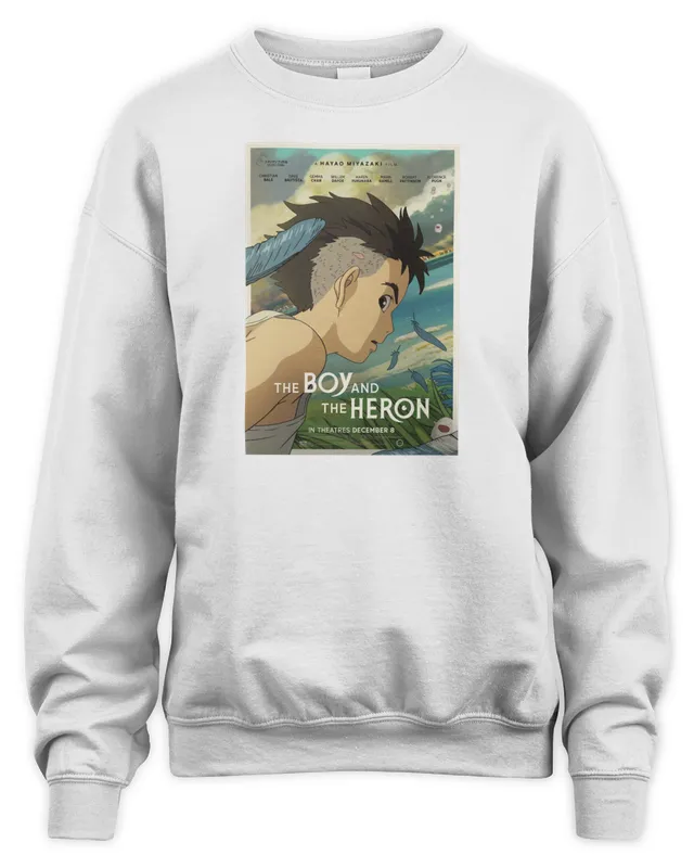 Studio Ghibli Merch The Boy and The Heron Sweatshirt