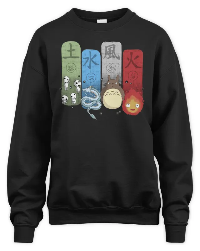 Studio Ghibli Merch Ghibli Elemental Sweatshirt