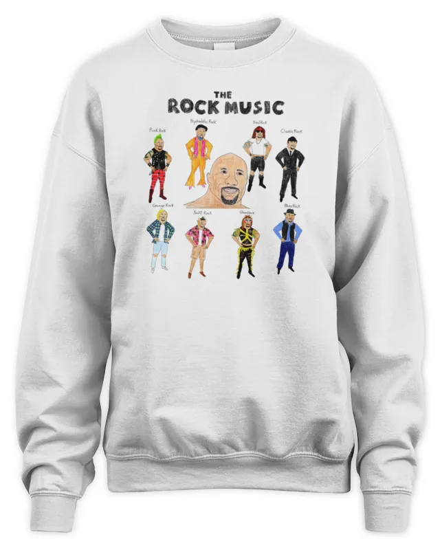 New Unfortunate Portrait Shop The Rock Music Sweatshirt