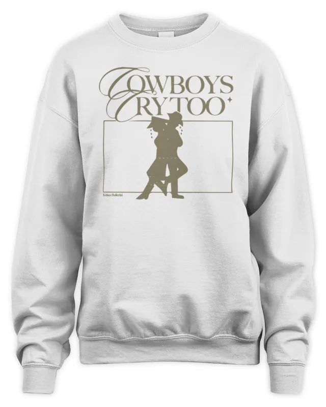 New Kelsea Ballerini Official Store Cowboys Cry Too Graphic Sweatshirt