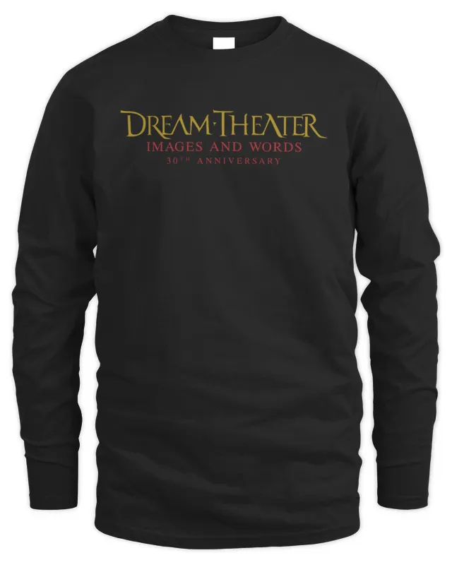 New Dream Theater Merch Images And Words 30Th Anniversary Logo Sweatshirt