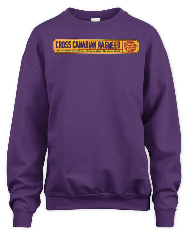 Cross Canadian Ragweed Merch Smells Like Country, Tastes Like Rock 'n Roll Sweatshirt