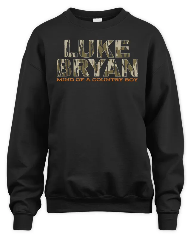 New Luke Bryan Merch Store Mind Of A Country Boy Tour Sweatshirt