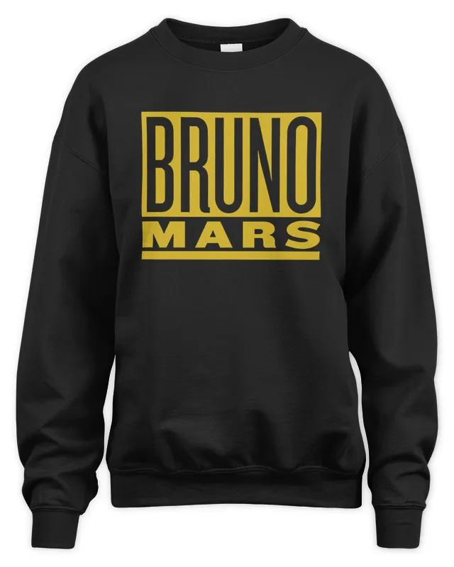Bruno Mars Merch Bruno Block Sweatshirt