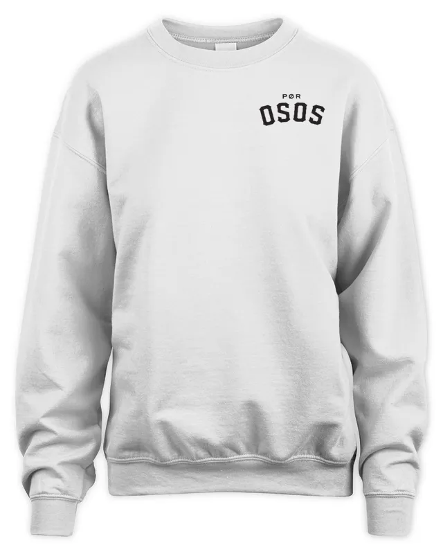 Por Osos Merch Double Osos Natural Sweatshirt