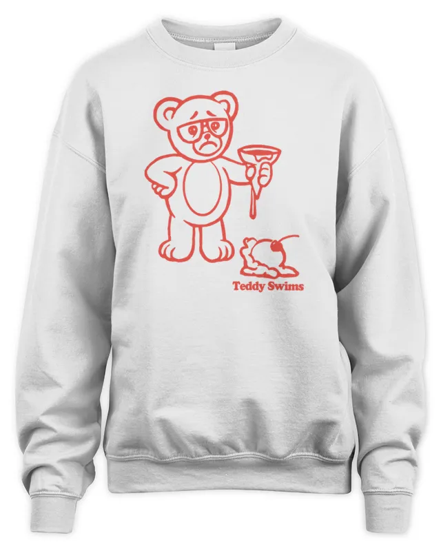 Teddy Swims Official Store Sad Teddy Sweatshirt