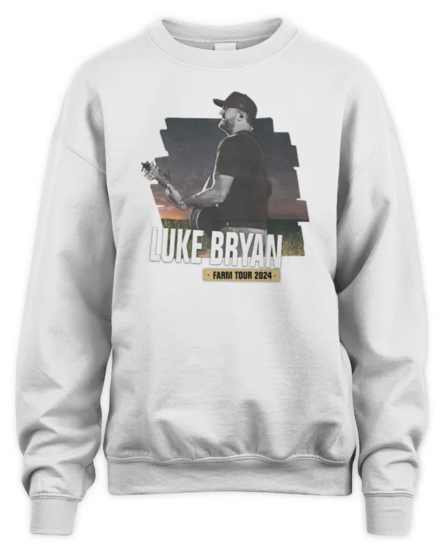 New Luke Bryan Merch Store Millersport, OH Farm Tour Sweatshirt