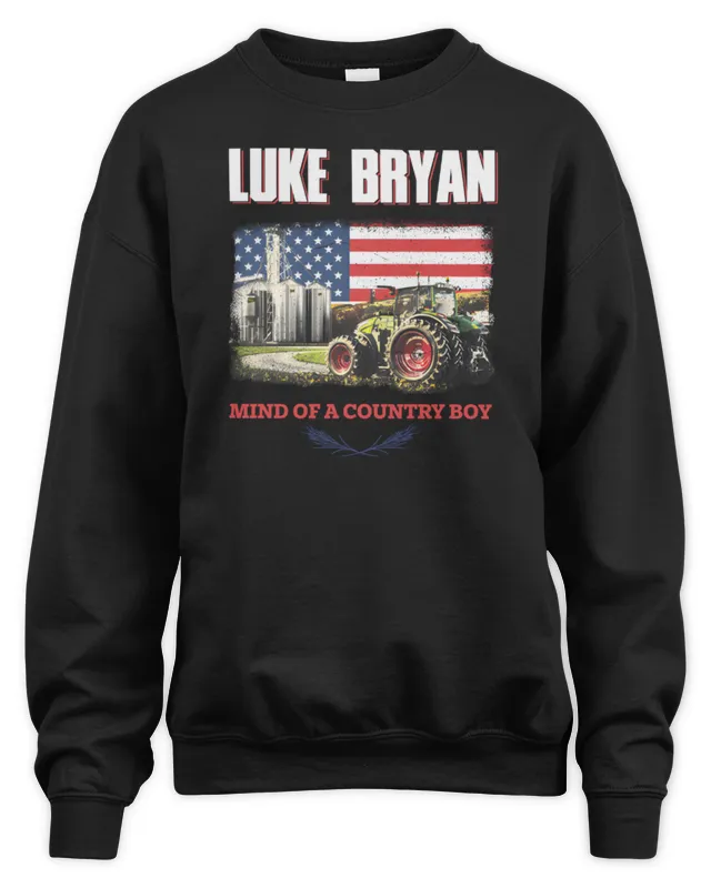Luke Bryan Merch Store Mind Of A Country Boy Tour Farm Sweatshirt
