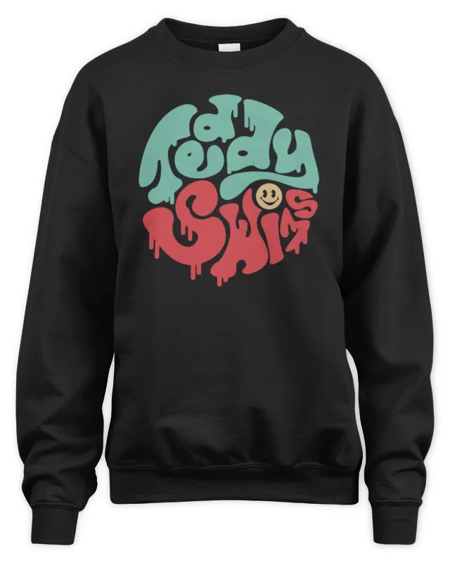 New Smiley Teddy Swims Merch Sweatshirt