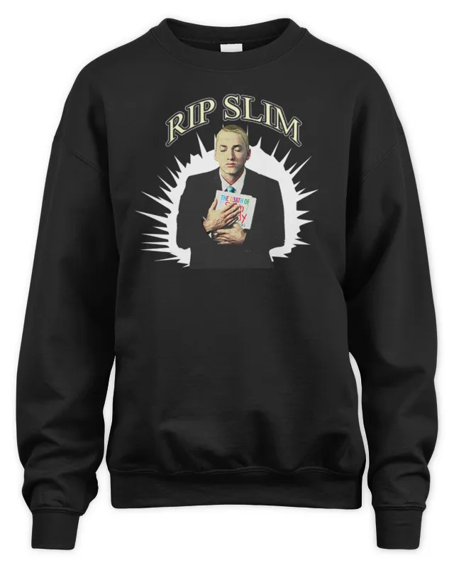 New The Death Of Slim Shady Rip Slim Shop.eminem Sweatshirt