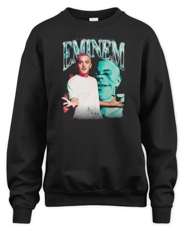 New Eminem 25Th Anniversary Merch Sslp25 Chrome Sweatshirt