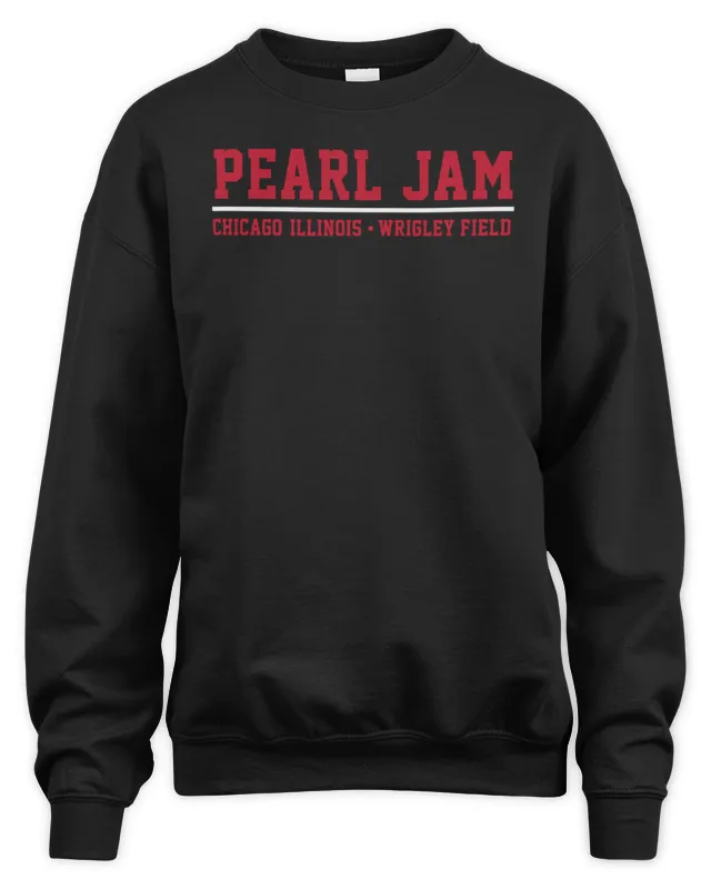 New Pearl Jam Chicago Merch Display Sweatshirt